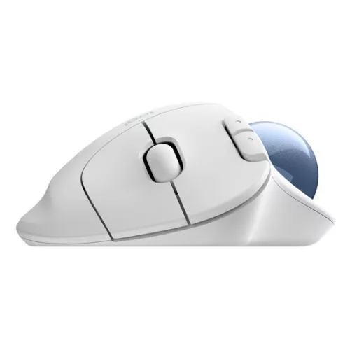 Logitech Mouse Logitech ERGO M575S - Off-White + Blue Ball