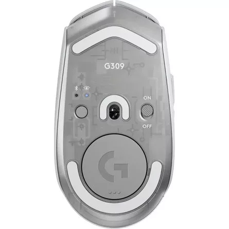 Logitech G309 LIGHTSPEED optikai Bluetooth / vezeték nélküli gaming egér fehér