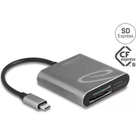   Delock USB Type-C  kártyaolvasó SD Express és CFexpress memóriakártyákhoz