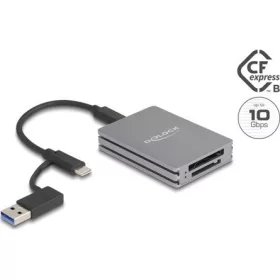   Delock USB Type-C  kártyaolvasó SD Express és CFexpress B-típusú memóriakártyákhoz