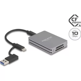   Delock USB Type-C  kártyaolvasó SD Express és CFexpress A-típusú memóriakártyákhoz
