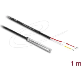   Delock hőmérséklet-érzékelő kábel 2 db, szabad kábelvéggel DS18B20, 1 m