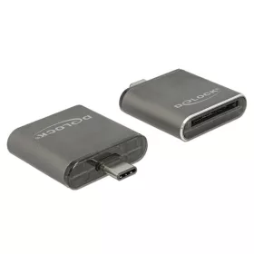   Delock Kártyaolvasó - 91498 (USB Type-C, SDHC/SDXC UHS-II/MMC, fekete)