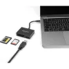 Delock USB-C  kártyaolvasó XQD és SD memória kártyákhoz, valamint egy USB 5 Gbps A-típusú port