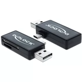   Delock FL Delock 91731 microUSB OTG kártyaolvasó + USB A csatl.