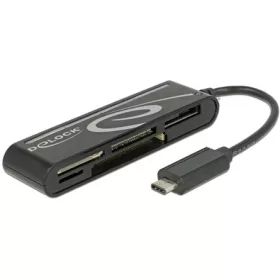   Delock FLC Delock 91739 USB 2.0 kártyaolvasó USB C bemeneti csatlakozóval 5 nyílás