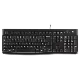   LOGITECH K120 Corded Keyboard - BLACK - USB - US INT'L - B2B