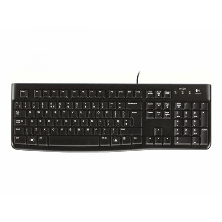 Logitech K120 for Business USB cseppálló német billentyűzet fekete OEM