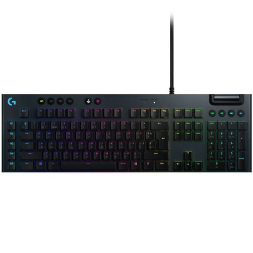 LOGITECH G815 Corded LIGHTSYNC Mechanical Gaming Keyboard - CARBON - UK - TACTILE