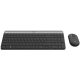 LOGITECH Slim Wireless Keyboard and Mouse Combo MK470 - GRAPHITE