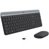 LOGITECH Slim Wireless Keyboard and Mouse Combo MK470 - GRAPHITE