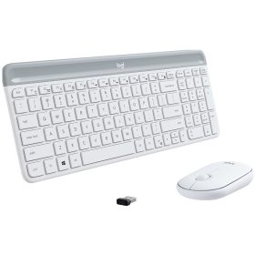   LOGITECH MK470 Slim Wireless Combo - OFF-WHITE - US INT'L