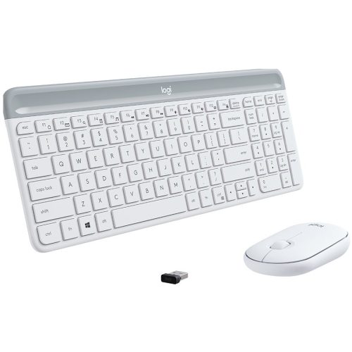 LOGITECH MK470 Slim Wireless Combo - OFF-WHITE - US INT'L