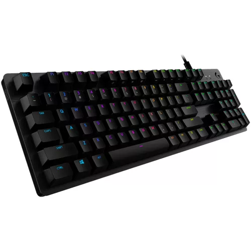 LOGITECH G512 Corded LIGHTSYNC Mechanical Gaming Keyboard - CARBON - UK - USB - TACTILE