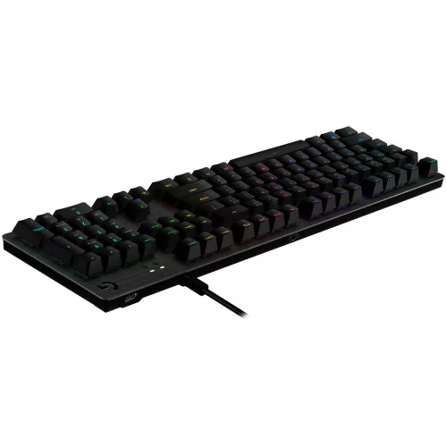 LOGITECH G512 Corded LIGHTSYNC Mechanical Gaming Keyboard - CARBON - UK - USB - TACTILE