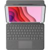 Logitech Apple iPad (7/8/9.gen) iPad Air (3.gen) iPad Pro (10,5") Combo Touch 10,5" tablet billentyűzet-tok szürke UK