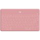 LOGITECH Keys-To-Go Bluetooth Portable Keyboard - BLUSH PINK - UK