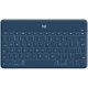 LOGITECH Keys-To-Go Bluetooth Portable Keyboard - CLASSIC BLUE - UK