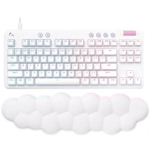 LOGITECH G713 TKL Corded Gaming Keyboard - OFF WHITE - USB - US INT'L - TACTILE