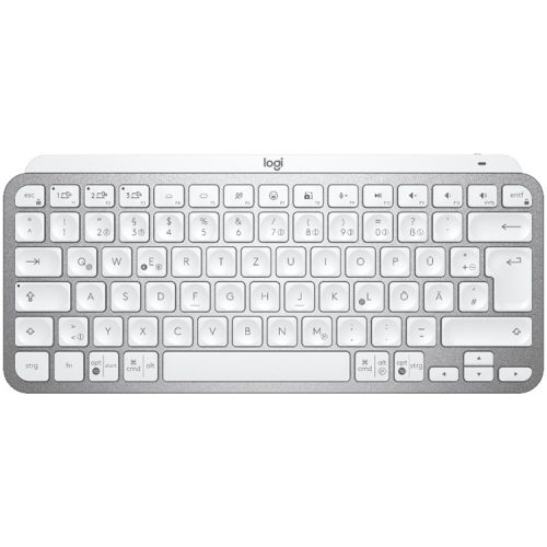 LOGITECH MX Keys Mini Minimalist Wireless Illuminated Keyboard - PALE GREY - UK - INTNL