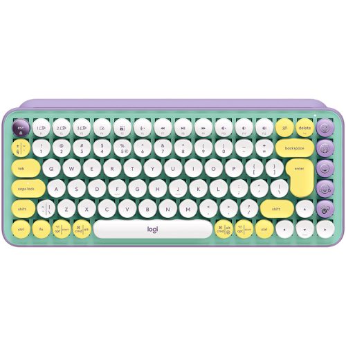 LOGITECH POP Keys Bluetooth Mechanical Keyboard - DAYDREAM MINT - US INT'L