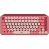 LOGITECH POP Keys Bluetooth Mechanical Keyboard - HEARTBREAKER ROSE - US INT'L