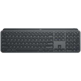   LOGITECH MX Keys S Plus Bluetooth Illuminated Keyboard with Palm Rest - GRAPHITE - US INT'L