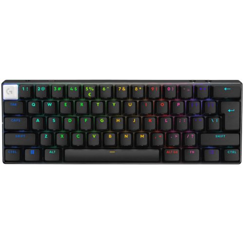 LOGITECH G PRO X 60 LIGHTSPEED Wireless Gaming Keyboard (Tactile) - BLACK - US INT'L - 2.4GHZ/BT - EMEA28-935 - TACTILE SWITCH