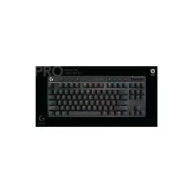   LOGITECH Billentyűzet - G Pro Lightspeed RGB Mechanikus Gaming Vezetékes TKL (Tactile) UK, Fekete