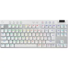   LOGITECH G PRO X TKL LIGHTSPEED Mechanical Gaming Keyboard - WHITE - US INT'L - TACTILE