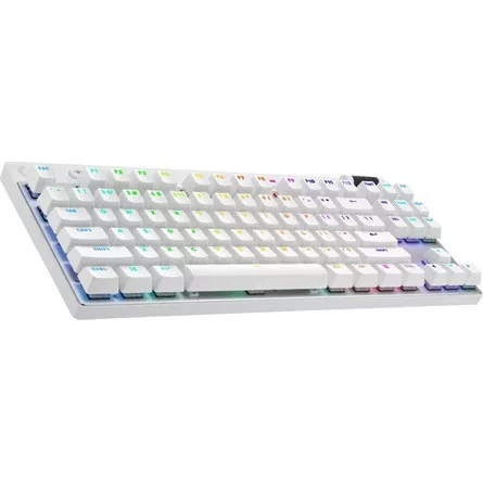 LOGITECH G PRO X TKL LIGHTSPEED Mechanical Gaming Keyboard - WHITE - US INT'L - TACTILE