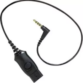   HP Poly Y Trainer Kit 1db QD (Quick Disconnect) -> 2db QD (Quick Disconnect) M/M adapter fekete