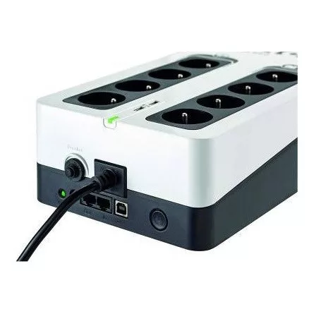 EATON UPS 3S Gen2 UPS DIN, 850VA, 510W, Input: Schuko, Outputs: 8x Schuko, szünetmentes tápegység, USB