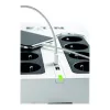 EATON UPS 3S Gen2 UPS DIN, 850VA, 510W, Input: Schuko, Outputs: 8x Schuko, szünetmentes tápegység, USB