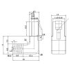 Goobay CAT 5e patch kábel 1x 90°-os szögben, F/UTP, fekete 10m