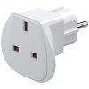 Goobay Utazási adapter UK–EU, fehér