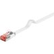 Goobay FTP CAT 6 patch lapos kábel  1 m, fehér