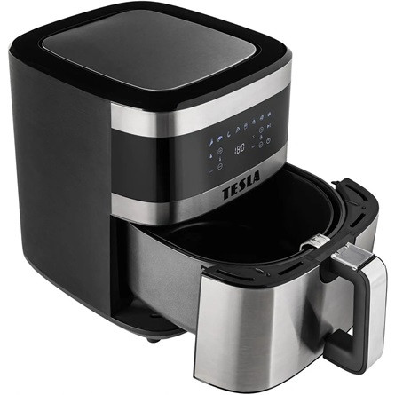 TESLA AirCook Q60 XL - multifunkciós digitális forró levegős sütő, 6 l, 1500W