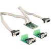 Delock Mini PCIe I/O PCIe teljes méret 2 x Serial RS-422 / 485  600 W Surge