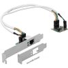 Delock RTL8111H 1Gb/s Mini PCIe x1 RJ45 hálózati adapter low profile