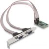 Delock Mini PCIe kártya teljes méret - 2 x Soros RS-232 D-Sub 9 tűs