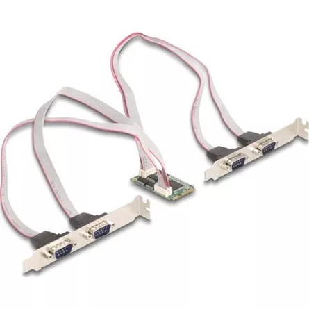 Delock Mini PCIe I/O PCIe teljes méretű 4 x soros RS-232