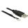 Delock USB-A 2.0 -> V5 A 5pin camera M/F adatkábel 1.5m fekete
