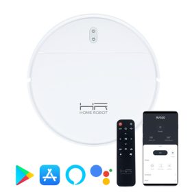   Home Robot HPR Home Robot RV500 Intelligens robotporszívó, nedves-száraz, HEPA szűrő, applikációval - Fehér