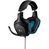 LOGITECH G432 Wired Gaming Headset 7.1 - LEATHERETTE - BLACK/BLUE - USB