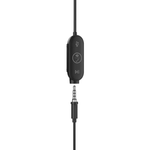 LOGITECH Logi Zone Wired Earbuds UC - GRAPHITE - USB - EMEA