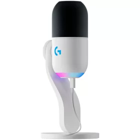   LOGITECH G Yeti GX RGB Gaming Microphone - LIGHTSYNC - OFF WHITE - USB