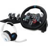 LOGITECH G29 Driving Force Racing Wheel for PlayStation5 and PlayStation4 - WHITE - USB