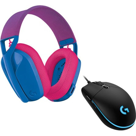 Logitech G PRO optikai USB gaming egér + headset (G435 Lightspeed Wireless) fekete