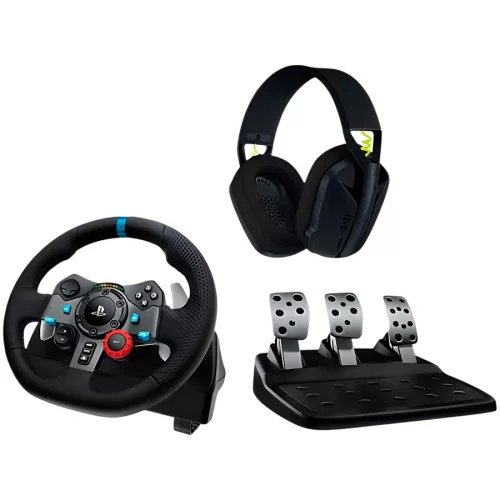 LOGITECH G29 EU + G435 - BLACK - USB - PLUGC - EMEA-914 - EU